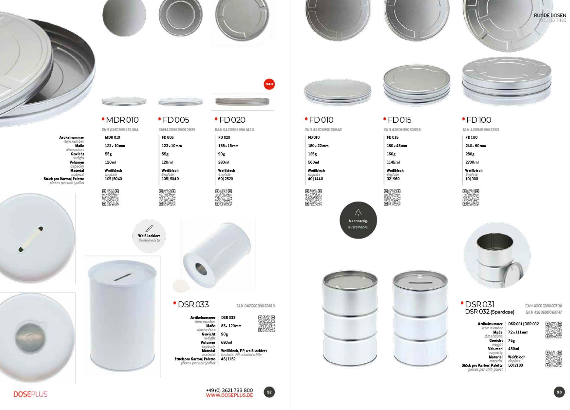 Dosen Gesamtkatalog