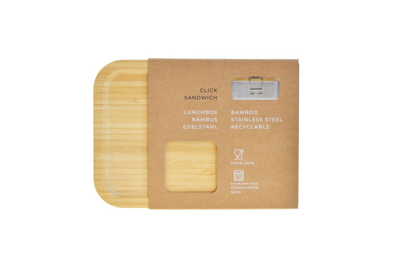 Sandwichverpackung mit herausziehbarem Deckel – perfekt für personalisierte Logos und Drucke.