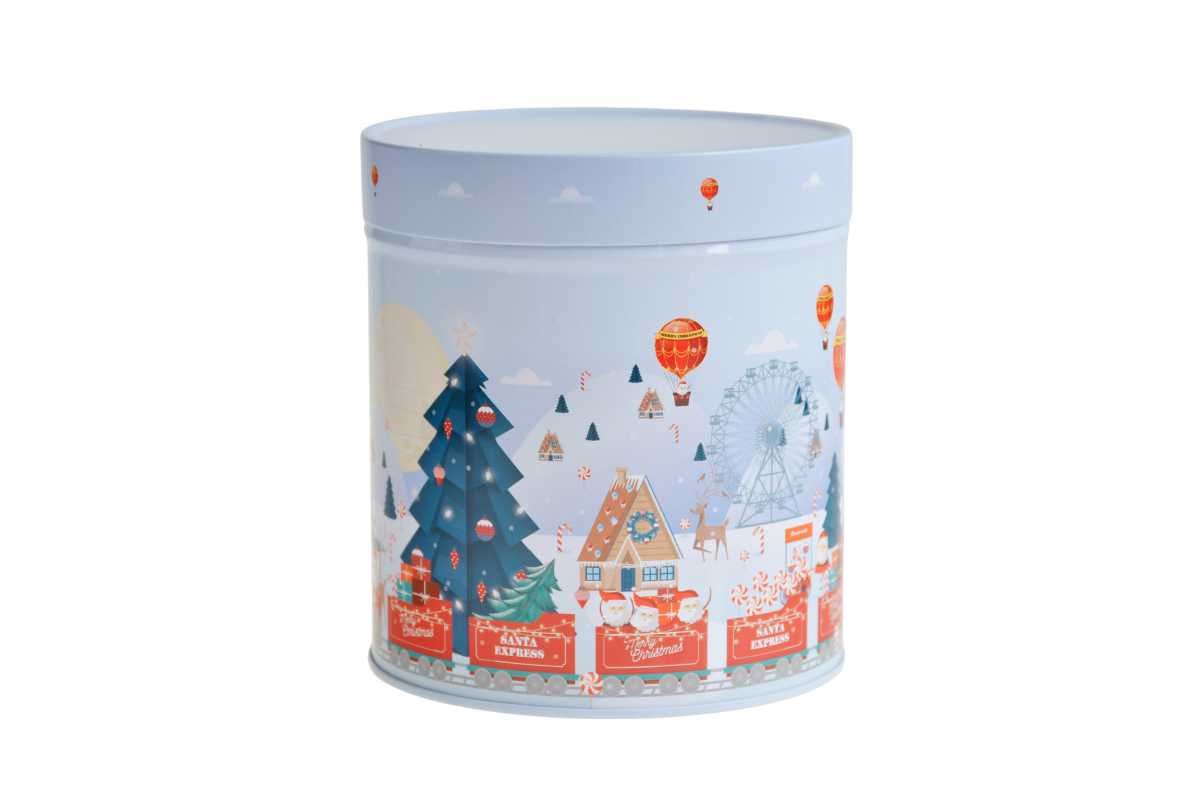 Dosen für Lebkuchen "Schneeexpress"