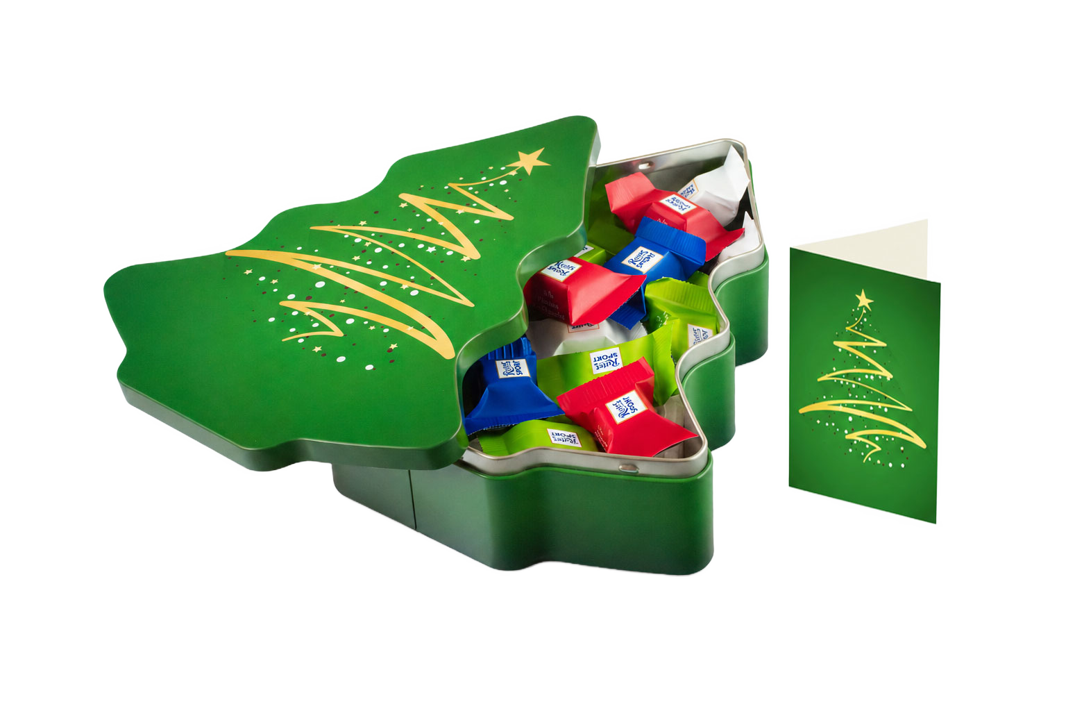 Weihnachtsbaum Metallverpackungen