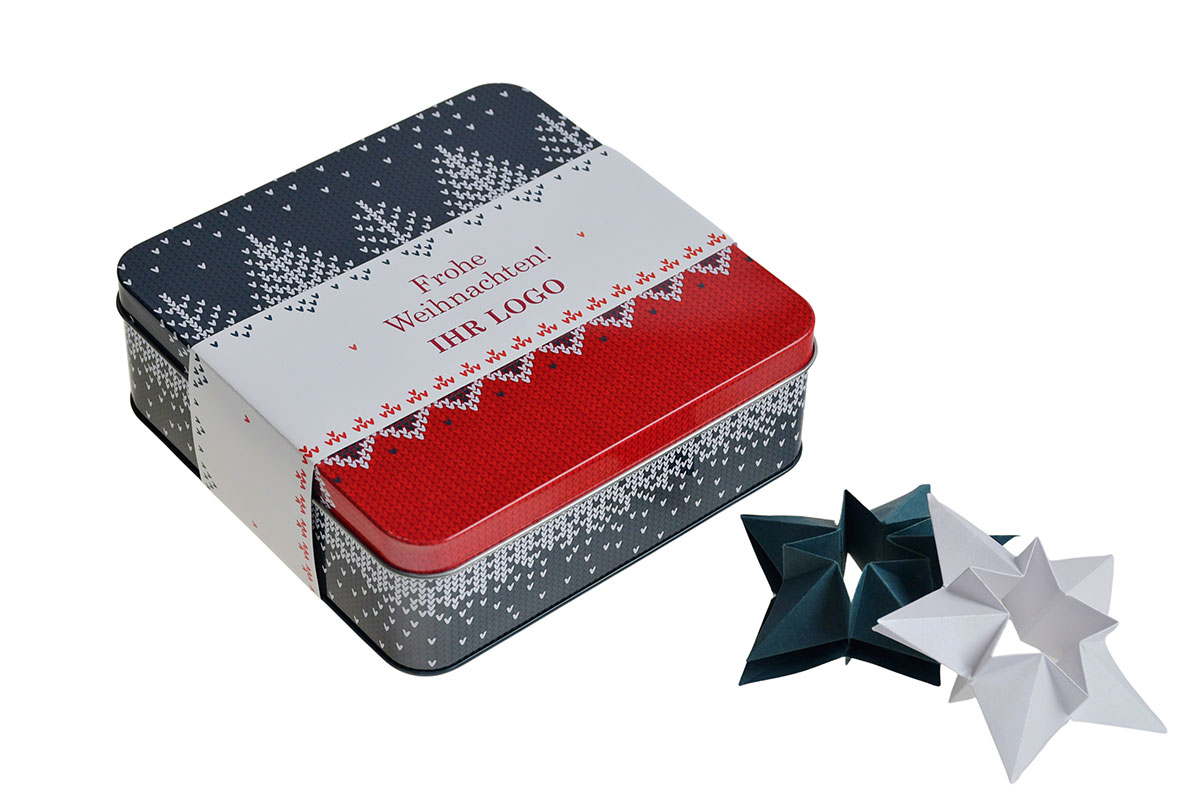 Weihnachtsdosen für Kundengeschenke
