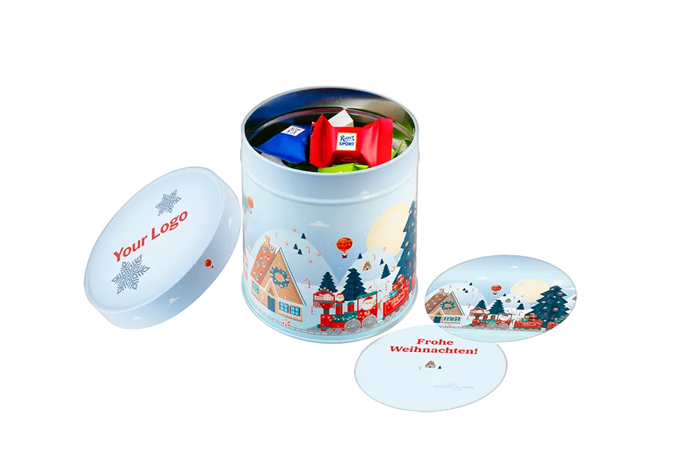 Dosen für Lebkuchen "Schneeexpress"