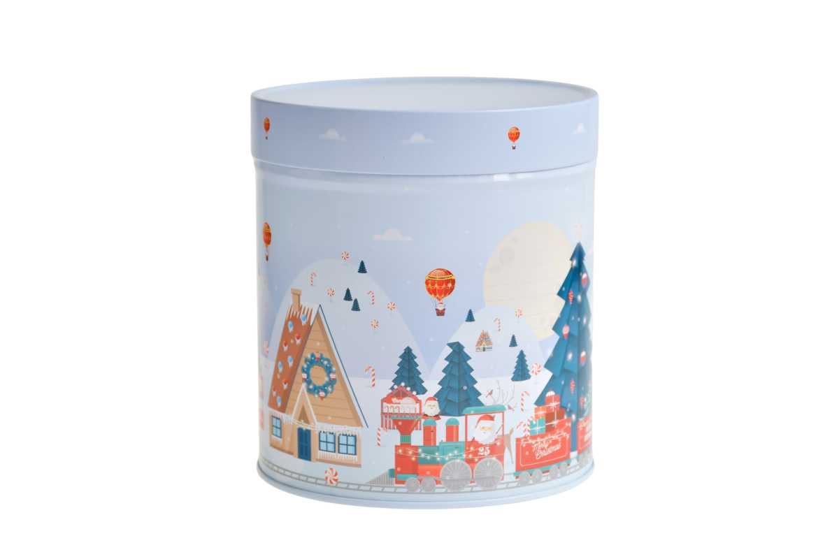 Dosen für Lebkuchen "Schneeexpress"