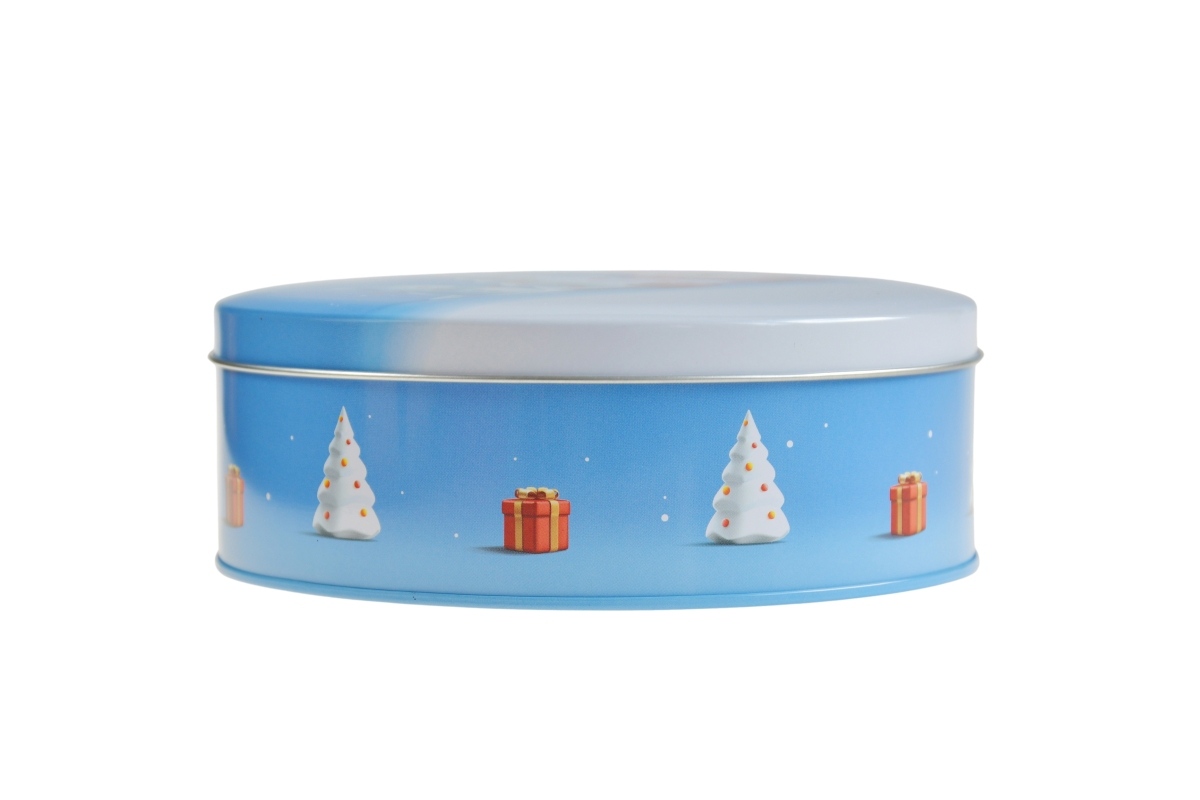 Runde Geschenkedose „Wichtelfreunde“
